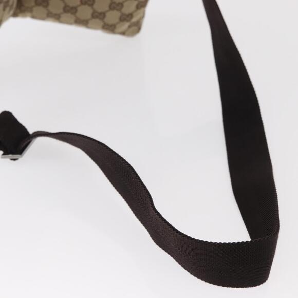 GUCCI GG Canvas Waist bag Beige Silver 28566 Auth 155383 - Picture 7 of 16